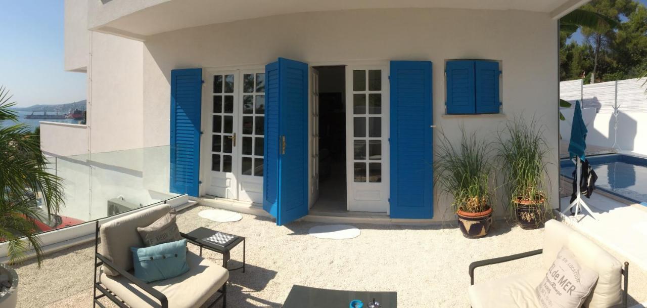 Seaside Villa With Private Pool Home By The Sea - Villa トロギール エクステリア 写真