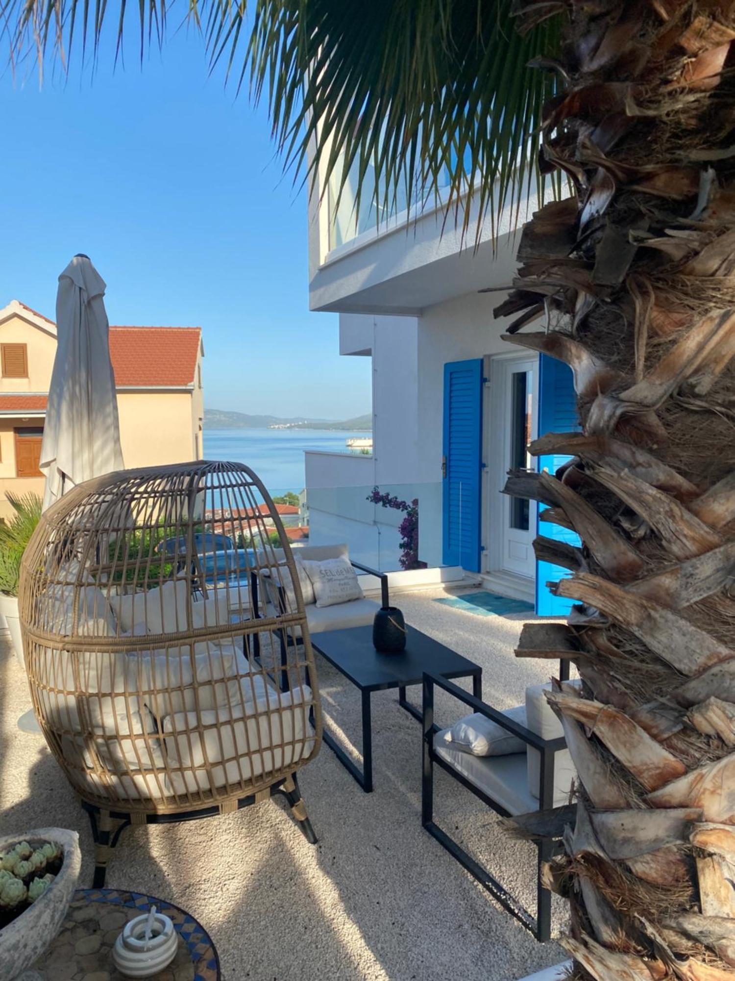 Seaside Villa With Private Pool Home By The Sea - Villa トロギール エクステリア 写真